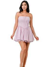 Strapless Mini Dress