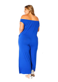 Bellatrix Off Shoulder Wide Leg Jumpsuit
